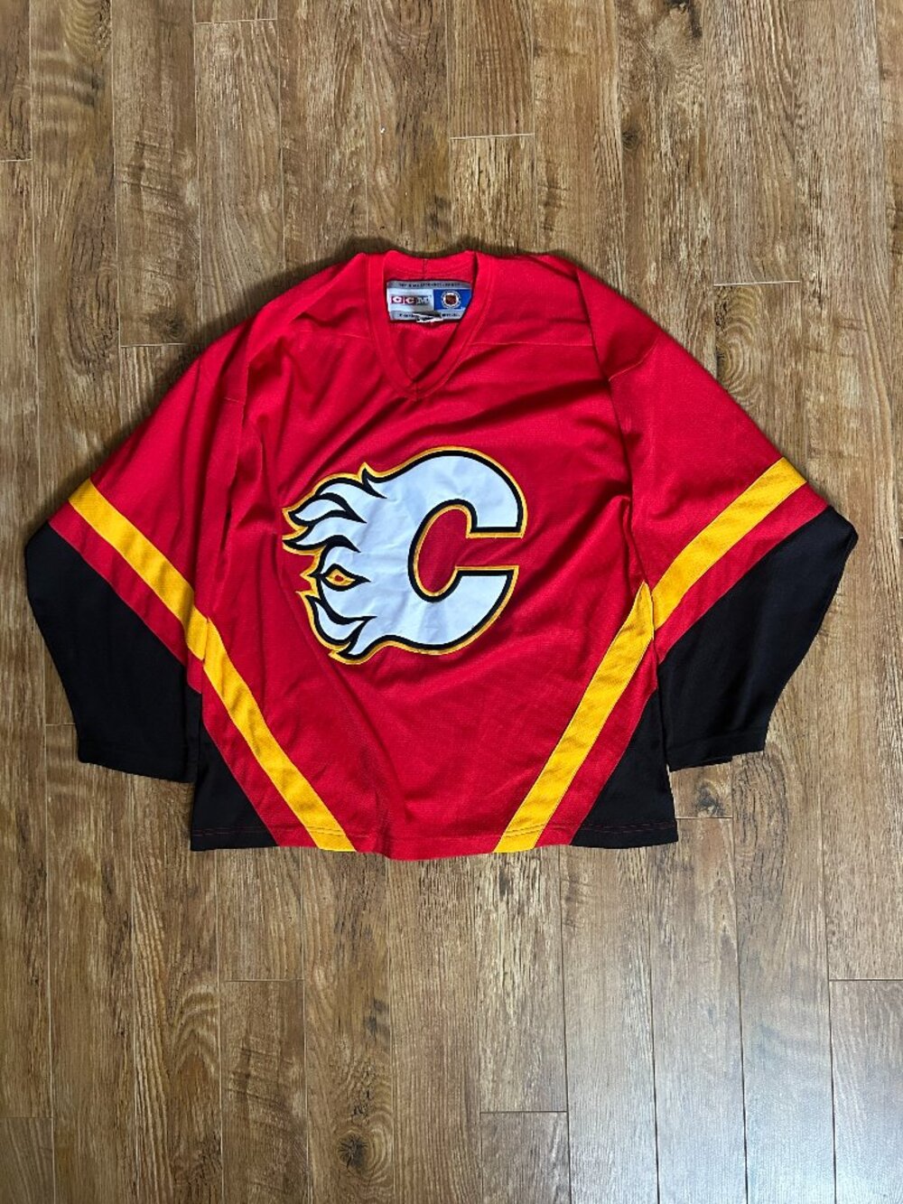 Vintage CCM Flames Jersey